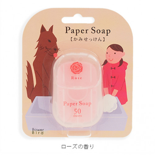 【納期要確認】ペーパーソープ　ローズの香りの仕入 | 日本製などの化粧品・雑貨の仕入れ・キレイコスメ